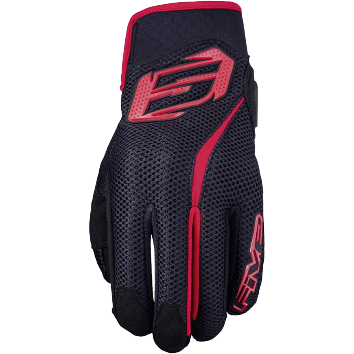 Five Gloves RS5 Air - Siyah/Kırmızı Motosiklet Eldiveni
