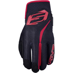 Five Gloves RS5 Air - Siyah/Kırmızı Motosiklet Eldiveni