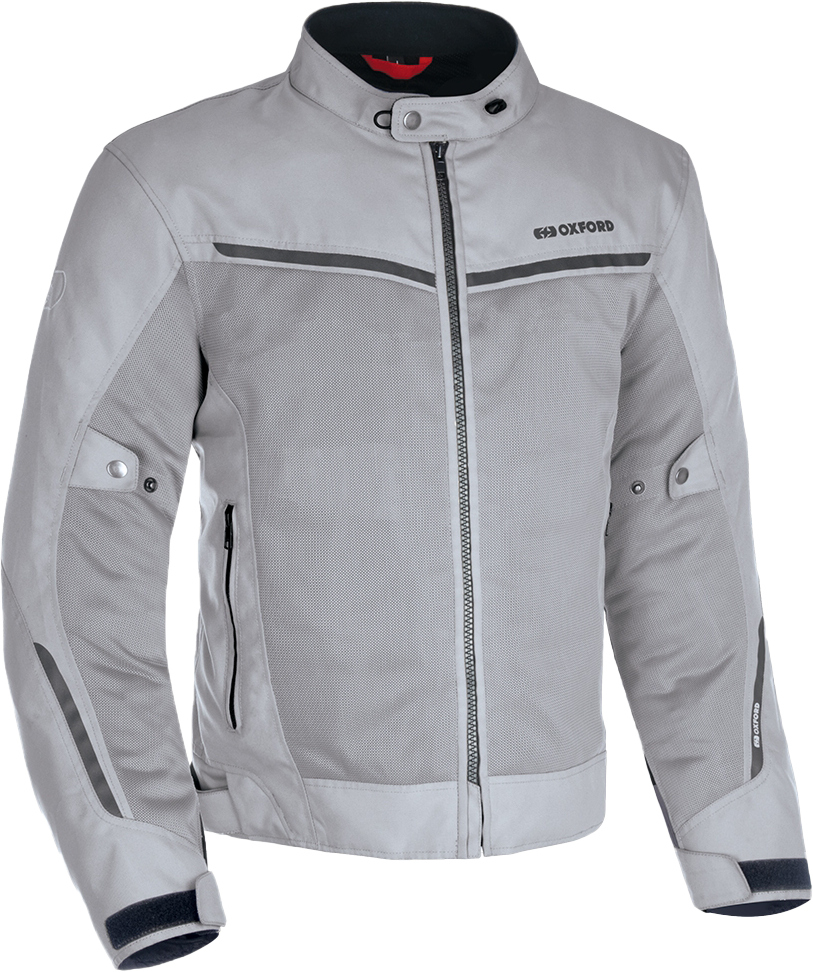 Oxford Arizona Air 1.0 Erkek Motosiklet Ceket - Arctic Gri - TM204302