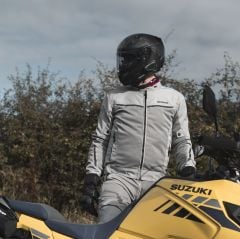 Oxford Arizona Air 1.0 Erkek Motosiklet Ceket - Arctic Gri - TM204302