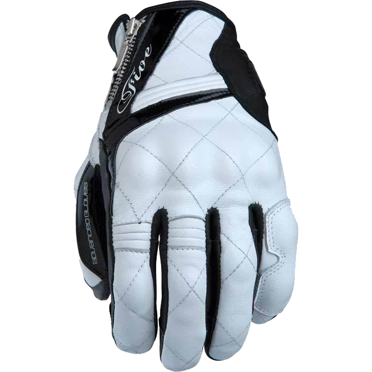 Five Gloves Sport City - Beyaz/Deri/Kadın Motosiklet Eldiveni