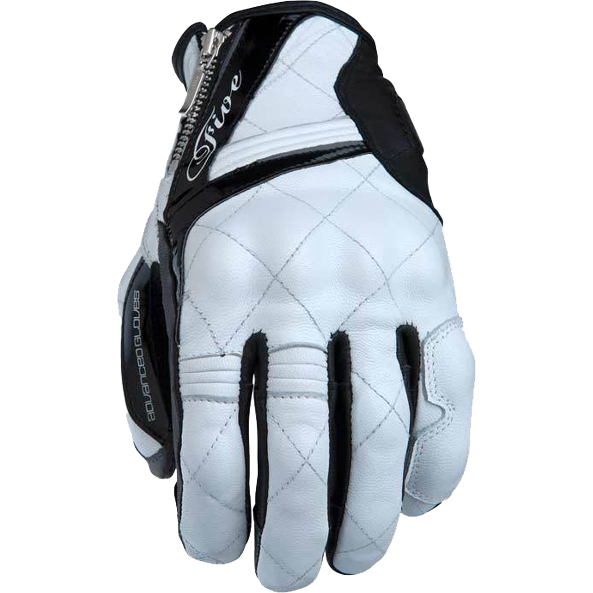 Five Gloves Sport City - Beyaz/Deri/Kadın Motosiklet Eldiveni