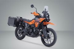 TRAX ADV aluminium case system. KTM 390 Adventure KTM IS ADV (25-26) : KFT.04.417.70100/B