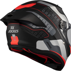 Axxis Fenix Ork Mat Siyah Kırmızı