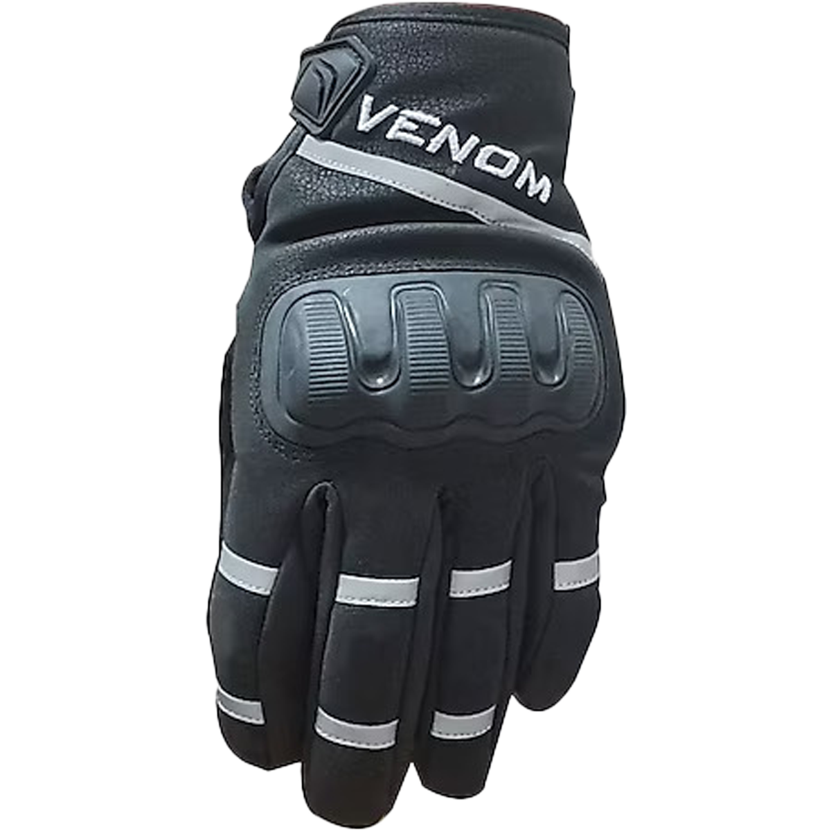Venom 9010 Soft Shell - Kışlık Motosiklet Eldiveni / Siyah