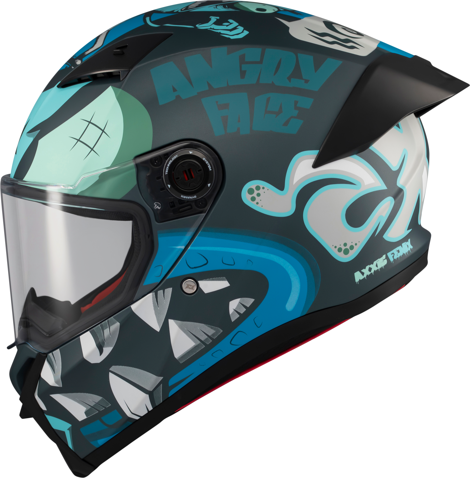 Axxis Fenix Angry Face Mat Mavi