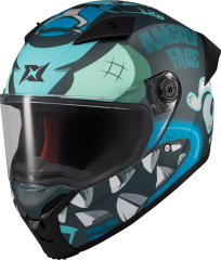 Axxis Fenix Angry Face Mat Mavi