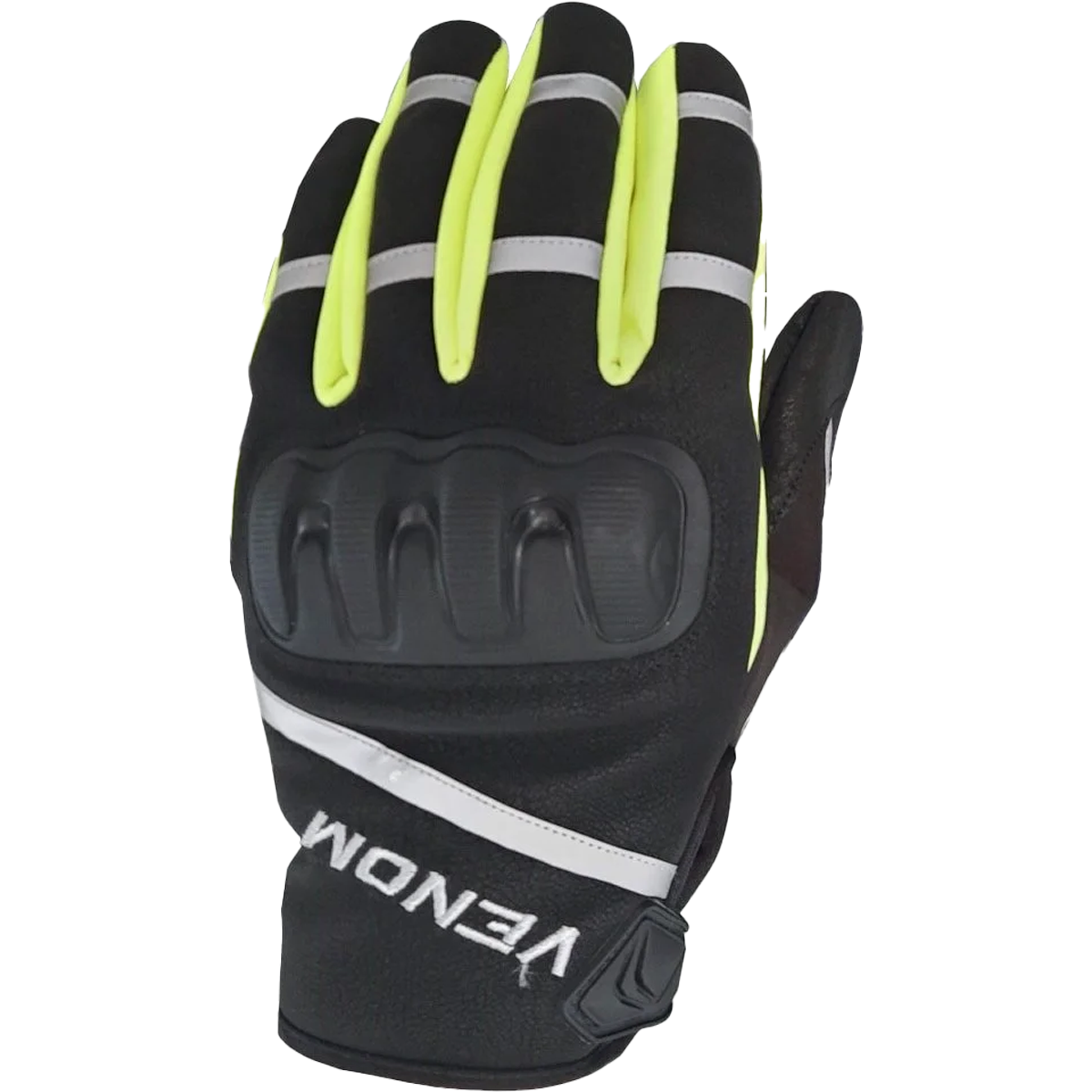 Venom 9010 Soft Shell - Kışlık Motosiklet Eldiveni / Fosfor Sarı