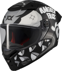 Axxis Fenix Angry Face Mat Siyah Gri