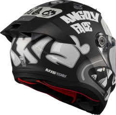 Axxis Fenix Angry Face Mat Siyah Gri