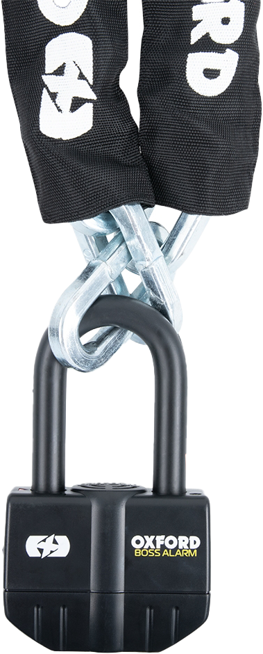 Oxford Boss Alarm 12mm Kilit x 1.5m Zincir - LK481