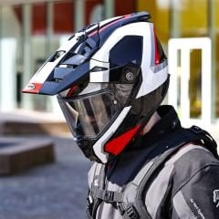 Caberg Tanami Scram Go Siyah Beyaz Kırmızı