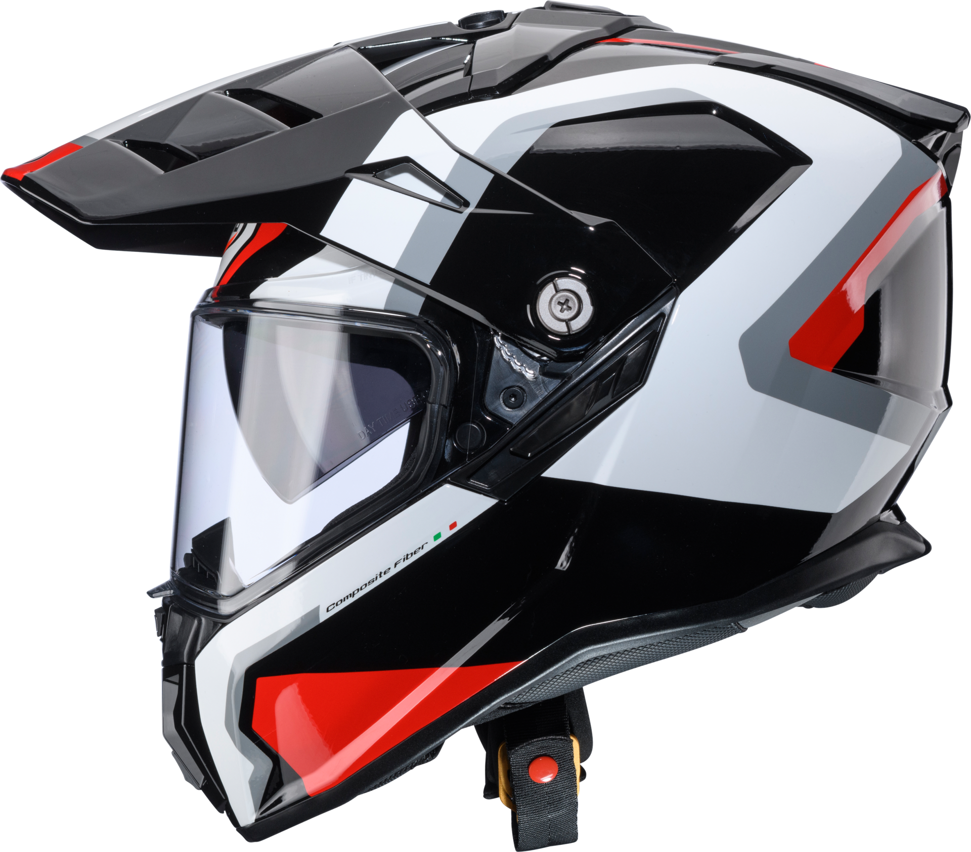 Caberg Tanami Scram Go Siyah Beyaz Kırmızı