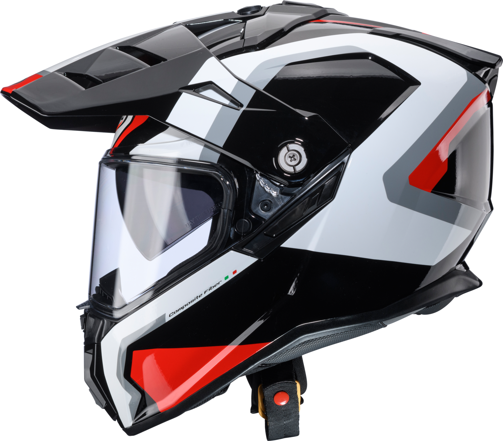 Caberg Tanami Scram Go Siyah Beyaz Kırmızı