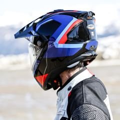 Caberg Tanami Scram Siyah Kırmızı Mavi Açık Mavi