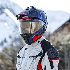 Caberg Tanami Scram Siyah Kırmızı Mavi Açık Mavi