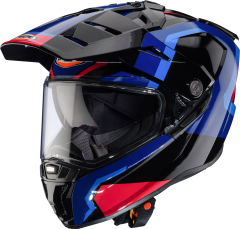 Caberg Tanami Scram Siyah Kırmızı Mavi Açık Mavi