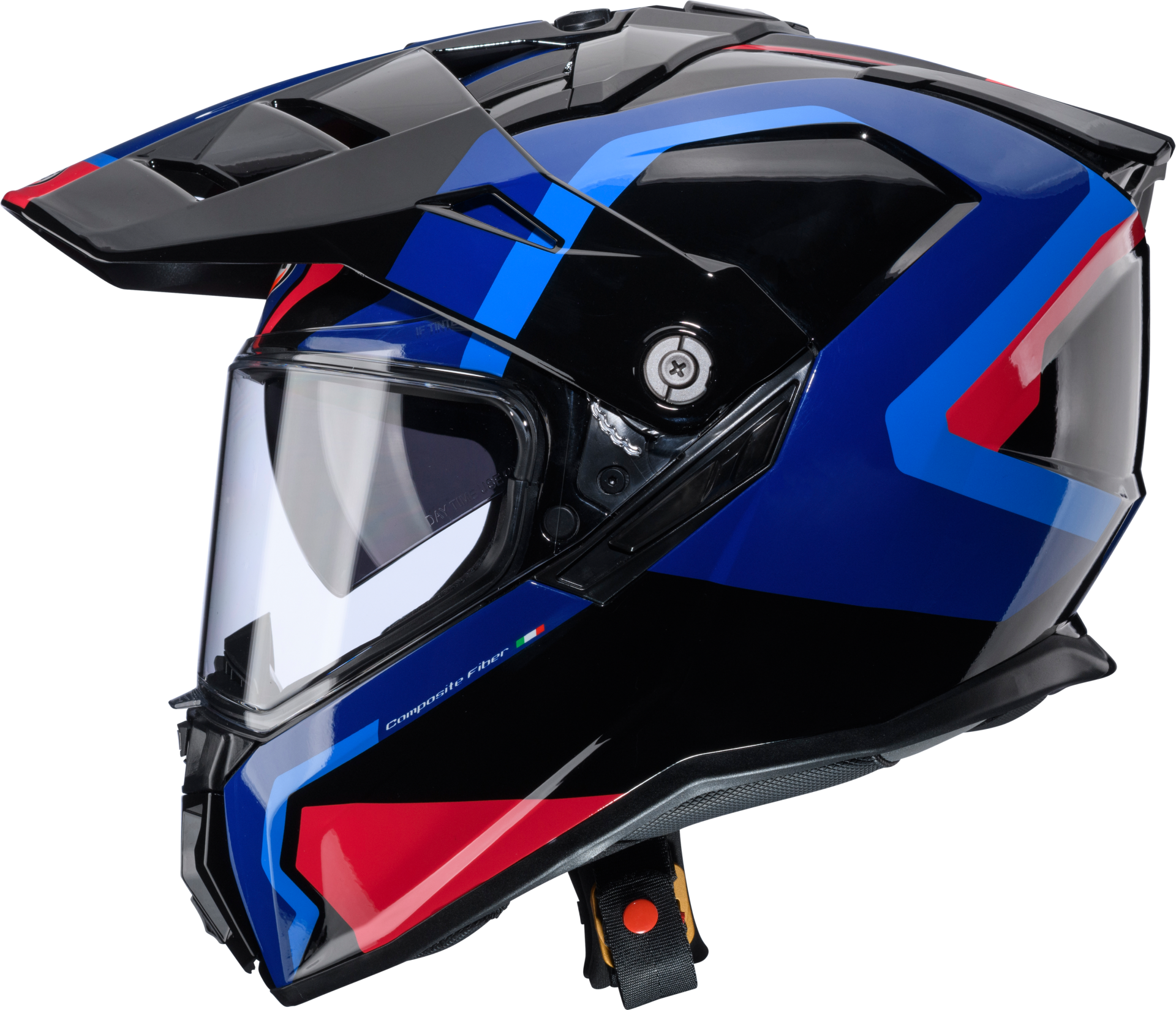 Caberg Tanami Scram Siyah Kırmızı Mavi Açık Mavi