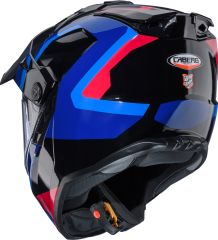 Caberg Tanami Scram Siyah Kırmızı Mavi Açık Mavi