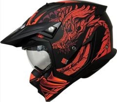 Axxis Hunter 980 Oni Mat Kırmızı