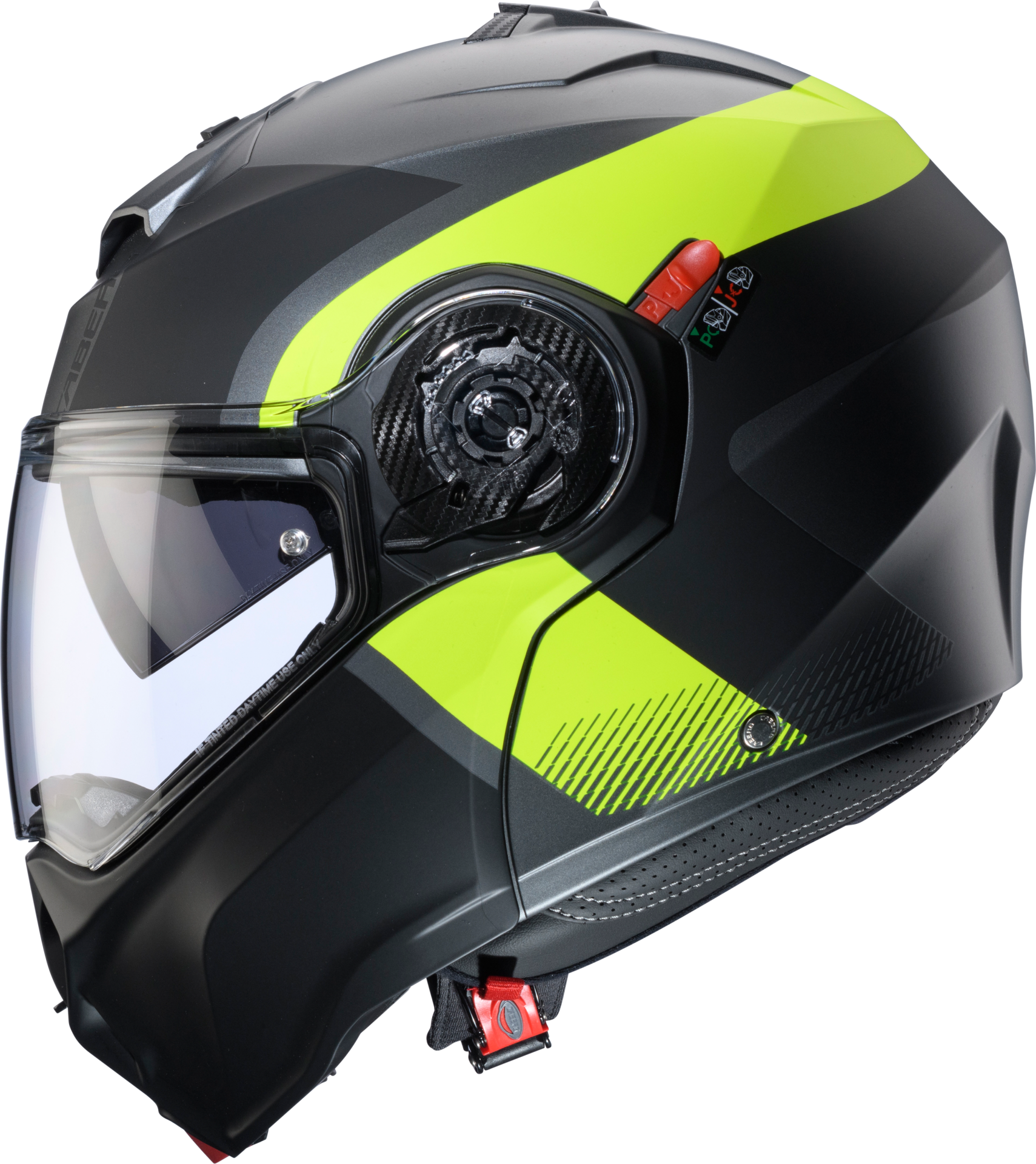 Duke Evo Indy Mat Metalik Gri/Fosfor Sarı/Siyah