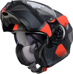 Duke Evo Indy Mat Metalik Gri/Fosfor Kırmızı/Siyah