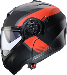 Duke Evo Indy Mat Metalik Gri/Fosfor Kırmızı/Siyah