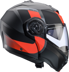 Duke Evo Indy Mat Metalik Gri/Fosfor Kırmızı/Siyah