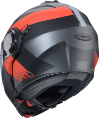 Duke Evo Indy Mat Metalik Gri/Fosfor Kırmızı/Siyah