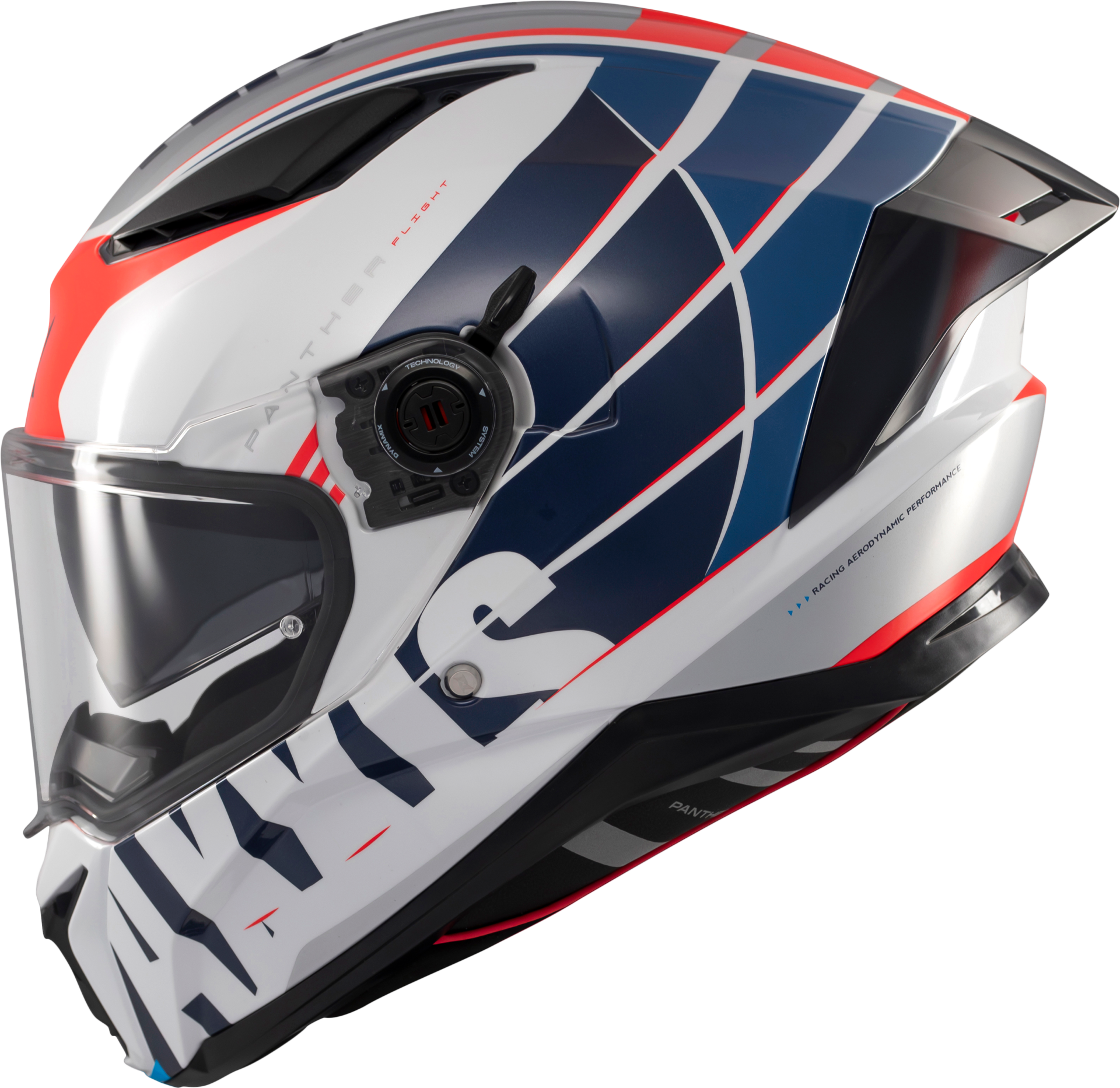 Axxis Panther Flight Parlak/Kırmızı/Mavi/Beyaz