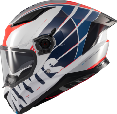 Axxis Panther Flight Parlak/Kırmızı/Mavi/Beyaz