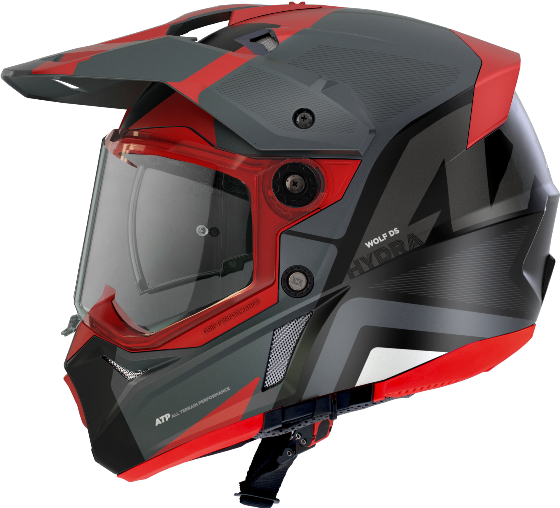 Axxis Wolf Ds Hydra Mat Kırmızı