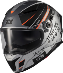 Axxis Panther Passenger Mat/Siyah/Gri