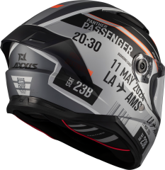 Axxis Panther Passenger Mat/Siyah/Gri