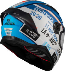 Axxis Panther Passenger Parlak/Mavi/Beyaz