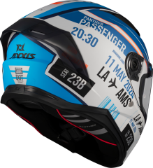 Axxis Panther Passenger Parlak/Mavi/Beyaz