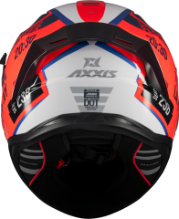 Axxis Panther Passenger Mat/Mavi/Kırmızı