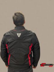 VENOM MOTOSİKLET CEKETİ RAPTOR HÖRGÜÇLÜ KIRMIZI-SİYAH