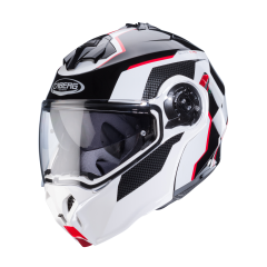 Caberg Duke Evo Move Siyah Beyaz Kırmızı