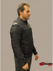 VENOM MOTOSİKLET CEKETİ RAPTOR HÖRGÜÇLÜ SİYAH 5XL