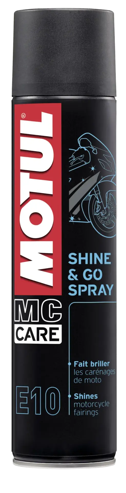 Motul E10 Shine & Go / Parlatıcı Spreyi / 400 ML