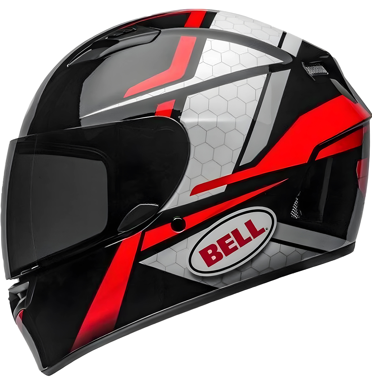 Bell Ps Qualifier Flare Parlak Siyah Kırmızı