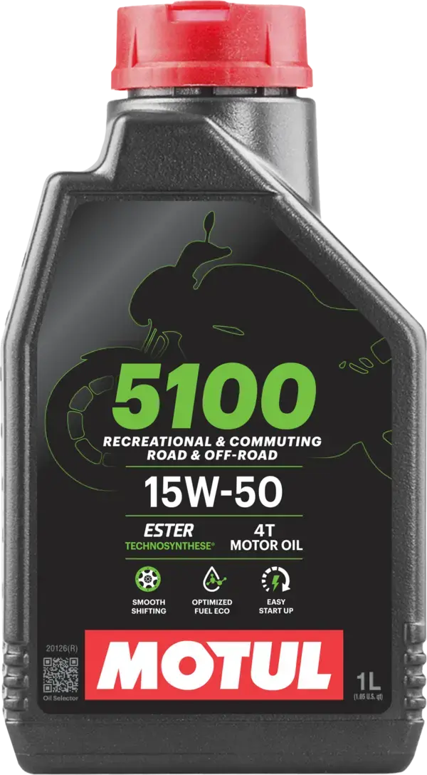 Motul 5100 15W-50 4T / Motosiklet Yağı / 1LT