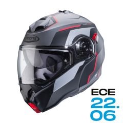 Caberg Duke Evo Mat Metalik Gri Siyah Kırmızı