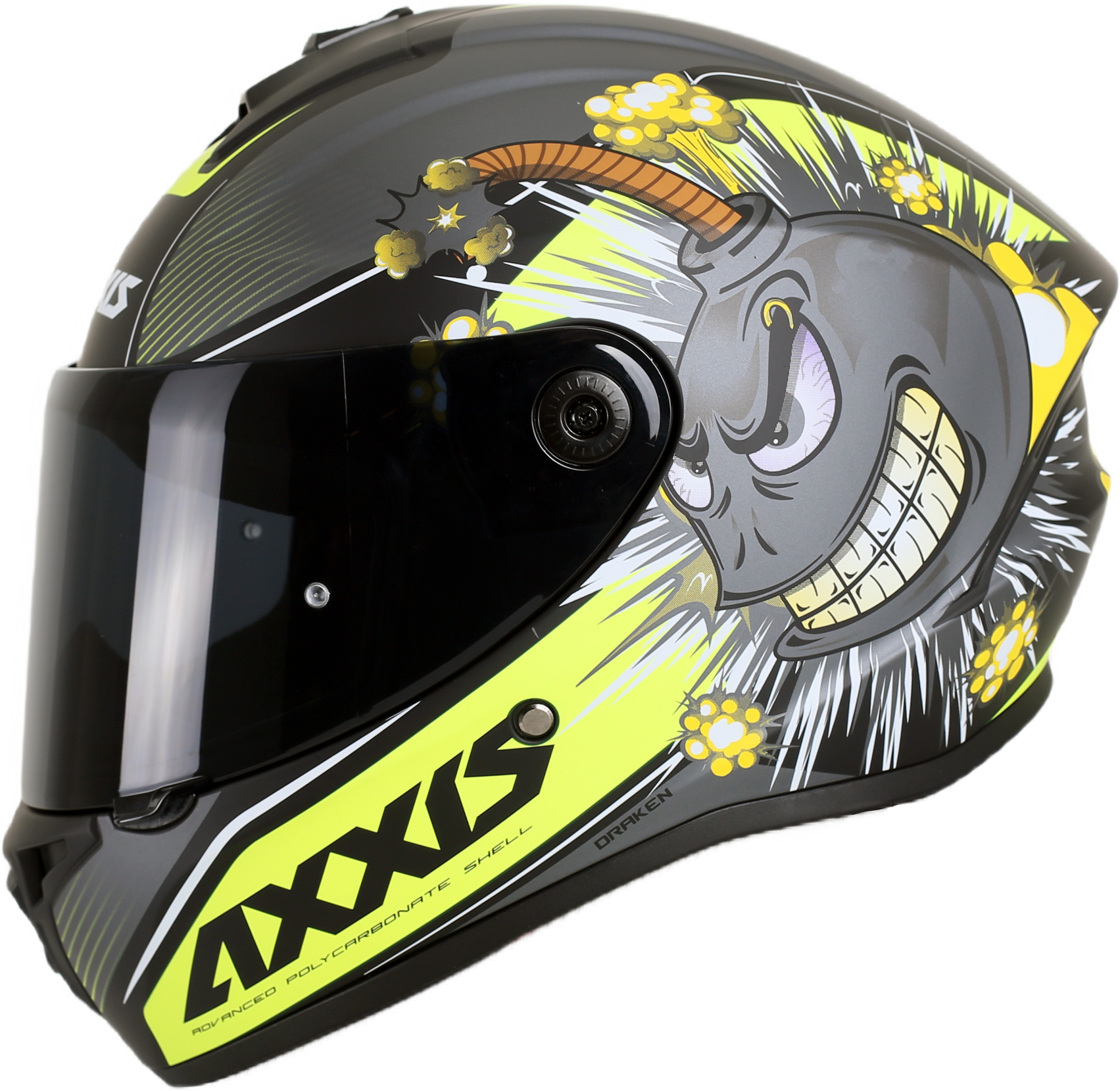 Axxis Draken S Bombs Mat Gri