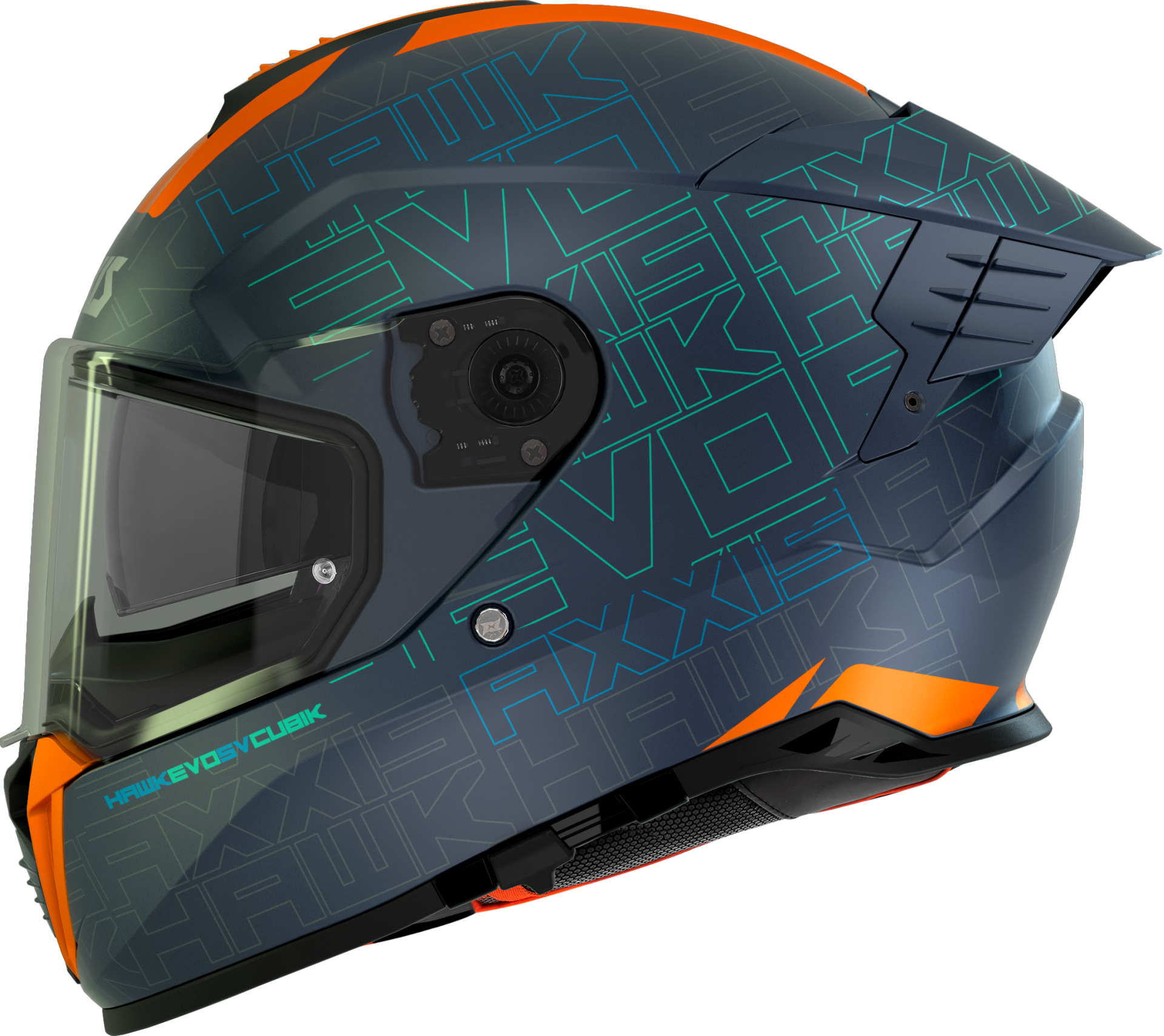Axxis Hawk Evo Cubik Turuncu