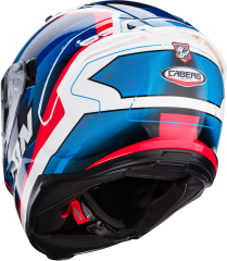 Caberg Avalon X Optic Beyaz Mavi Kırmızı