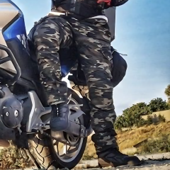 Tech90 Amanos Kevlar Kot Motosiklet Pantolonu - Kamuflaj