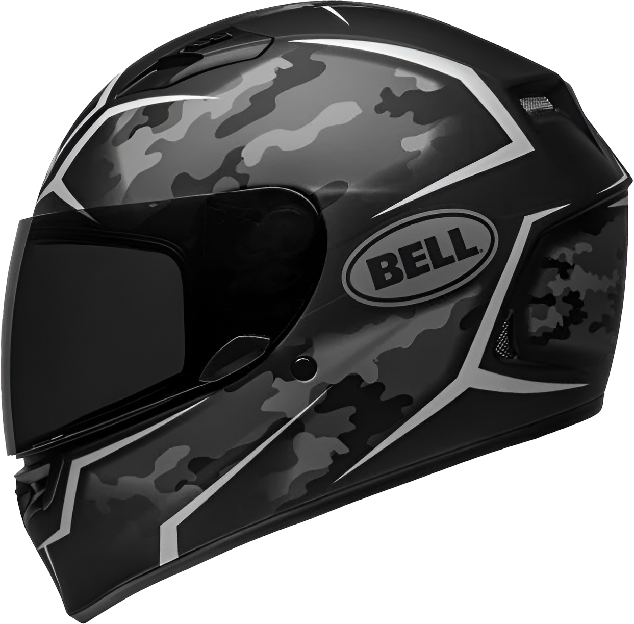 Bell Qualifier Stealth Mat Siyah Beyaz Kamuflaj