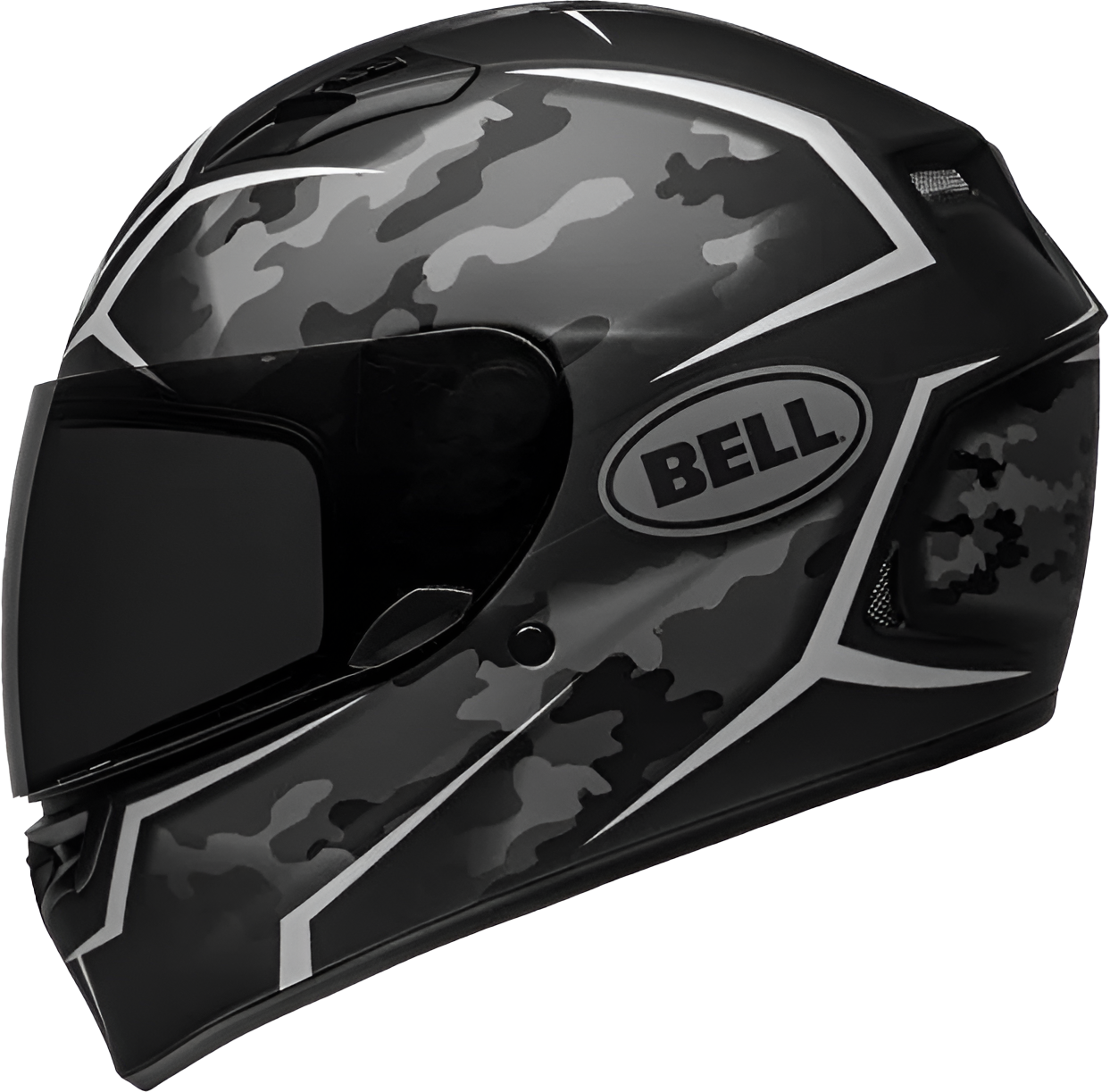 Bell Qualifier Stealth Mat Siyah Beyaz Kamuflaj